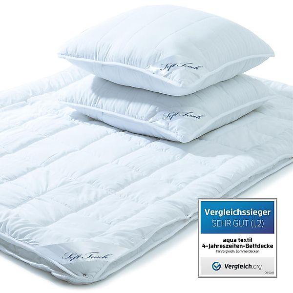 aqua-textil Bettdecke, Kopfkissen + Topper Soft günstig online kaufen