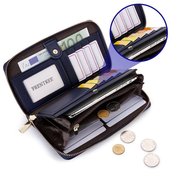 Frentree Geldbörse Damen Geldbörse für Smartphones, günstig online kaufen