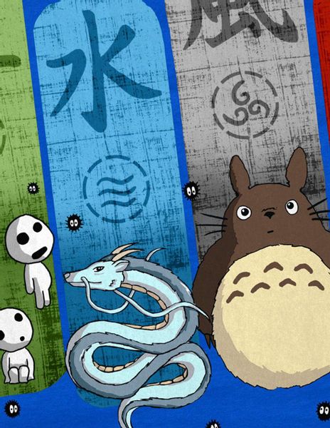 style3 T-Shirt Ghibli Family totoro mononoke günstig online kaufen
