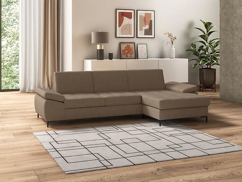 DOMO collection Ecksofa "Capelo, komfortabel, klare Linien zeichnen dieses günstig online kaufen