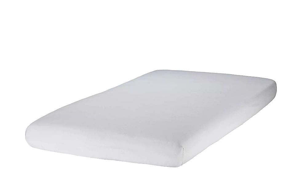 Zöllner Spannbettlaken für Kinderbetten, Jersey - weiß - 100% Baumwolle - 7 günstig online kaufen