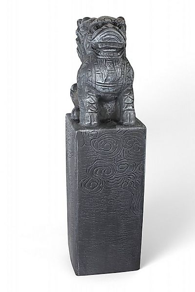 Arnusa Gartenfigur Asiatische Drachen-Stele 79 cm Wetterfeste Gartendeko in günstig online kaufen