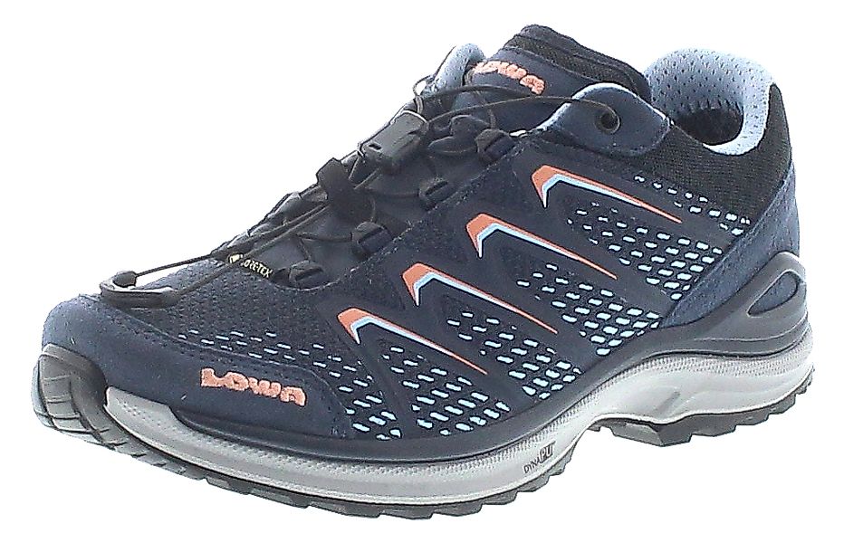 Lowa MADDOX GTX LO WS Stahlblau Lachs Damen Hiking Schuhe günstig online kaufen