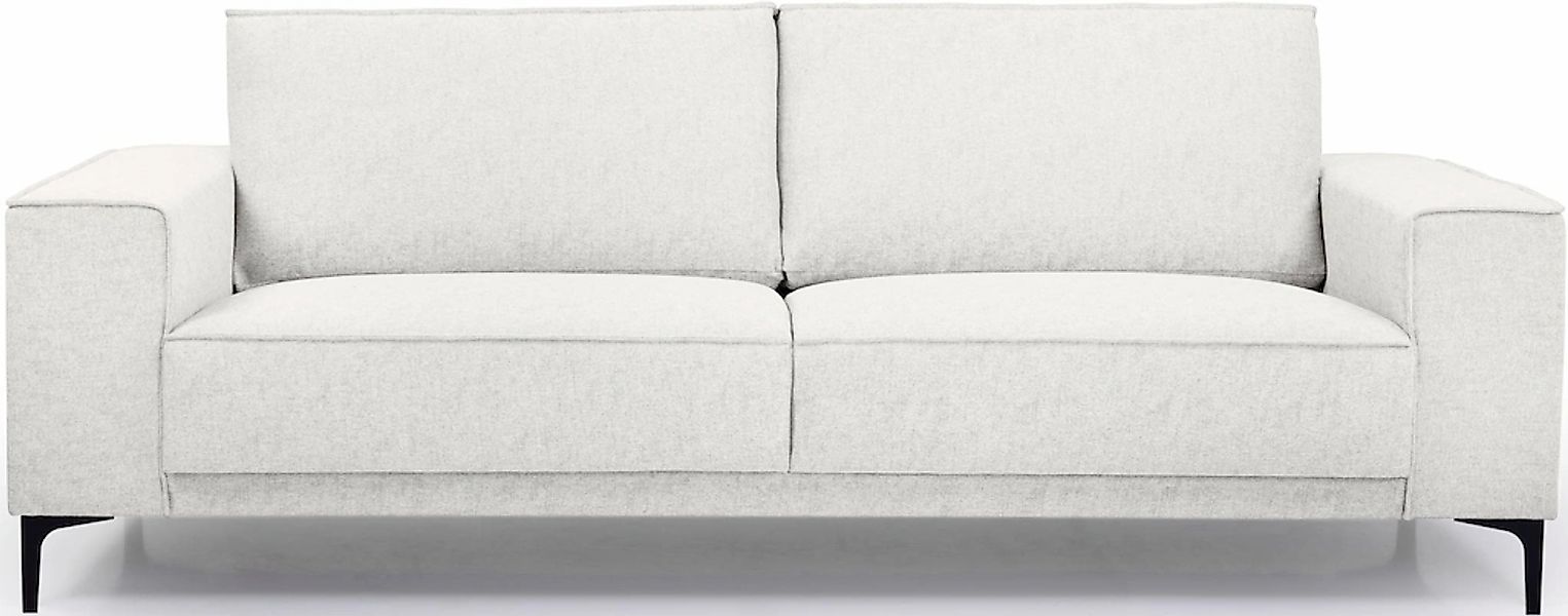 Places of Style 3-Sitzer "3er Sofa Oland, Struktur, Flachgewebe, Luxus-Micr günstig online kaufen