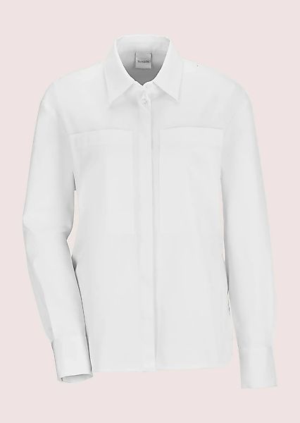 MADELEINE Hemdbluse "Hemdbluse Modische Bluse mit verdeckter Knopfleiste" günstig online kaufen