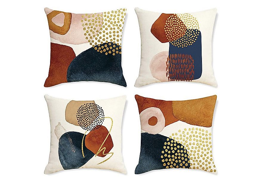 Refttenw Kissenbezug 45x45cm 4er set Kissenhüllen Boho Kissenbezüge Modern günstig online kaufen