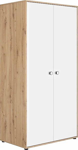 Galipette Kleiderschrank "Arthur" mit 2 Einlegeböden und Kleiderstange günstig online kaufen