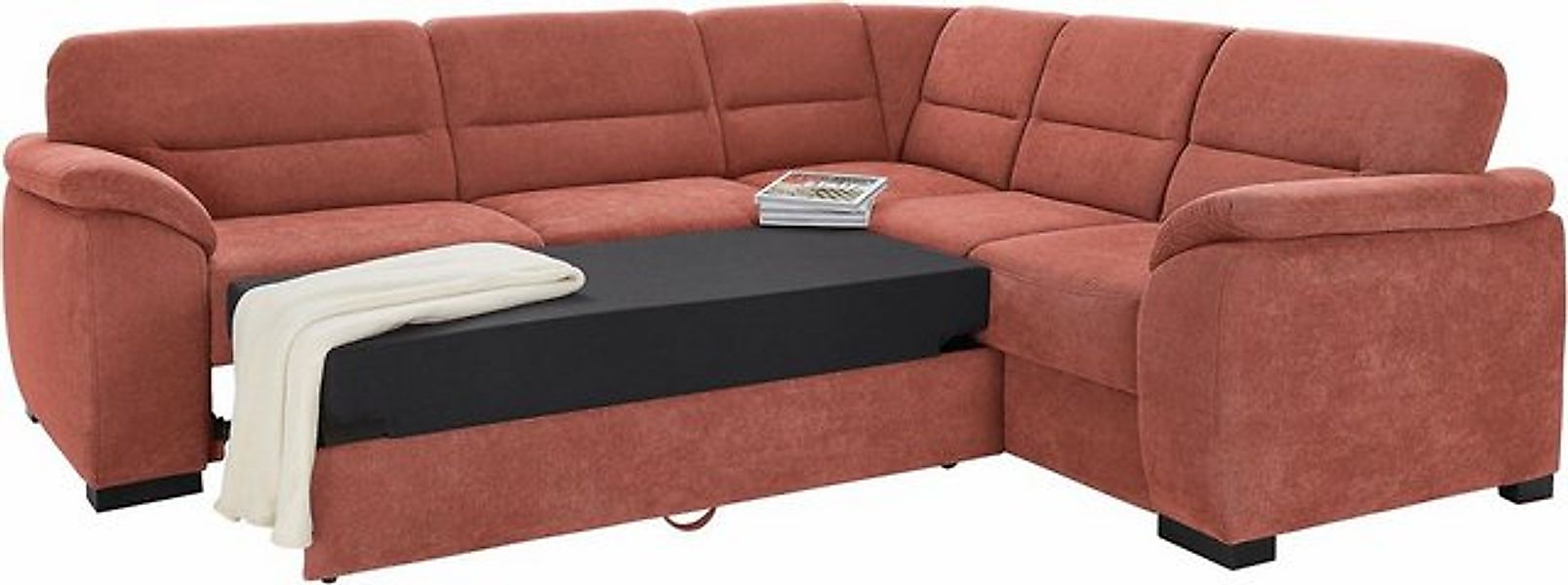 sit&more Ecksofa "Montego L-Form", wahlweise mit Bettfunktion und Schubkast günstig online kaufen