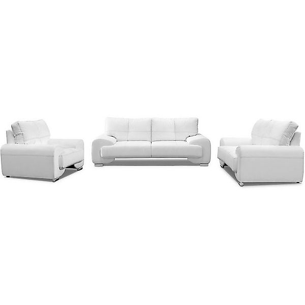 Beautysofa Big-Sofa Polstergarnitur Omega Set 3+2+1 Sofa Wohnzimmer Sofagar günstig online kaufen