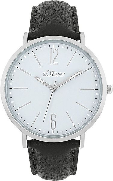 s.Oliver Quarzuhr 2038387, Armbanduhr, Herrenuhr, Mineralglas, analog günstig online kaufen