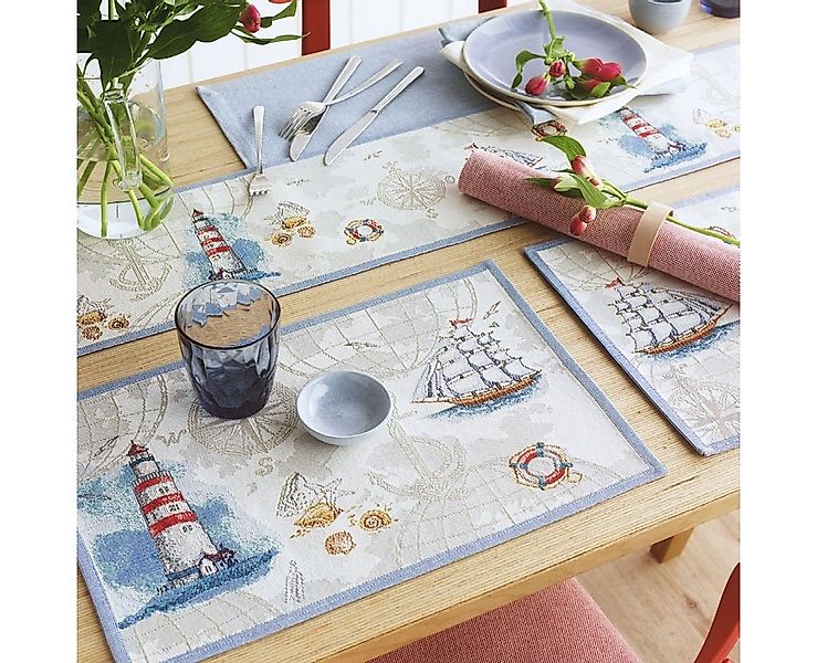 sander table + home Tischläufer Sander Tischläufer Discovery 32 x 96 cm Gob günstig online kaufen