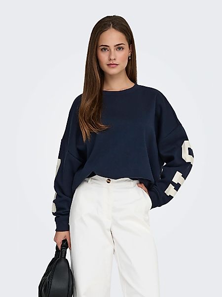 ONLY Sweatshirt "ONLSWEAT L/S BACK/SLEEVE PRINT SWT NOOS" günstig online kaufen