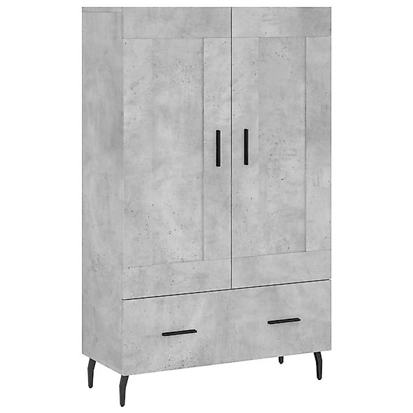 vidaXL Highboard Betongrau 69,5x31x115 cm Holzwerkstoff 830344 günstig online kaufen