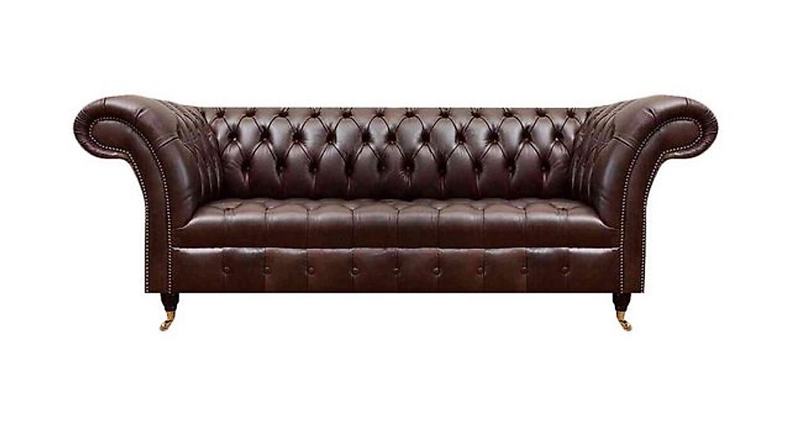 Xlmoebel Chesterfield-Sofa Designer Sofa in Kunstleder Chesterfield Stil in günstig online kaufen