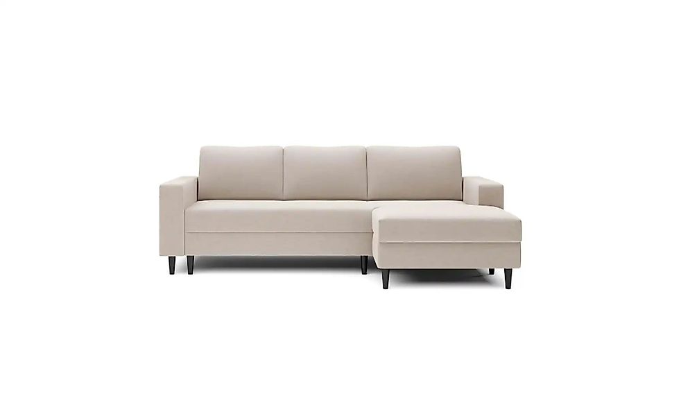 Ecksofa mit Schlaffunktion Nalika  ¦ creme ¦ Maße (cm): B: 230 H: 77 Polste günstig online kaufen