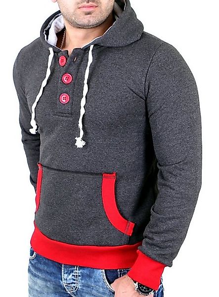 Reslad Sweatshirt Reslad Pullover Herren Two-Tone Kontrast Kapuzen Hoodie R günstig online kaufen