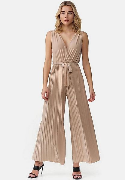Worldclassca Jumpsuit Worldclassca Jumpsuit Pleated Overalls mit Gürtel Ärm günstig online kaufen