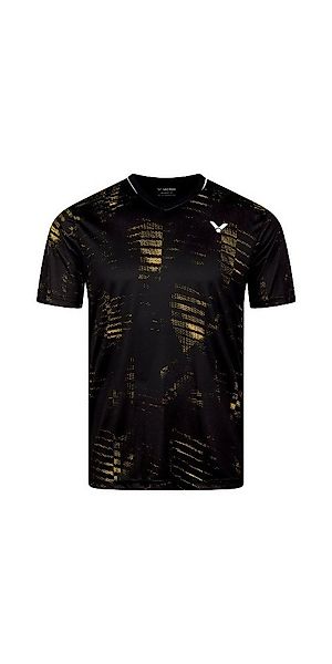 VICTOR T-Shirt T-53102 C (100% Polyester) schwarz/gelb Herren günstig online kaufen