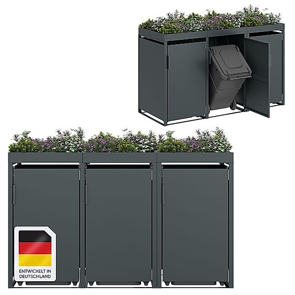 STEELSØN Mülltonnenbox Thoria 240L aus verzinktem günstig online kaufen
