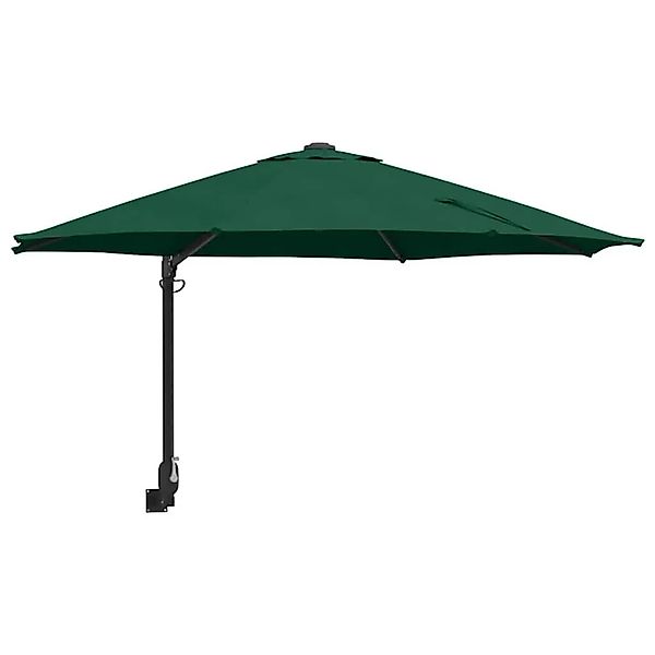 vidaXL Gartenparasol Grün und Schwarz 248 x 248 x 148 cm 42003228 günstig online kaufen