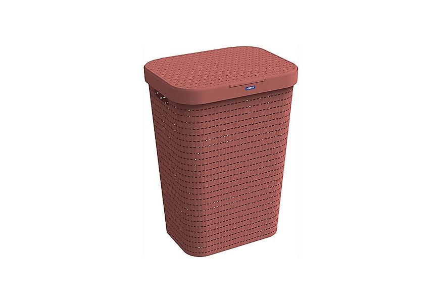 ROTHO Wäschekorb Country Wäschesammler 55l mit Deckel und Tragegriffen, Bel günstig online kaufen