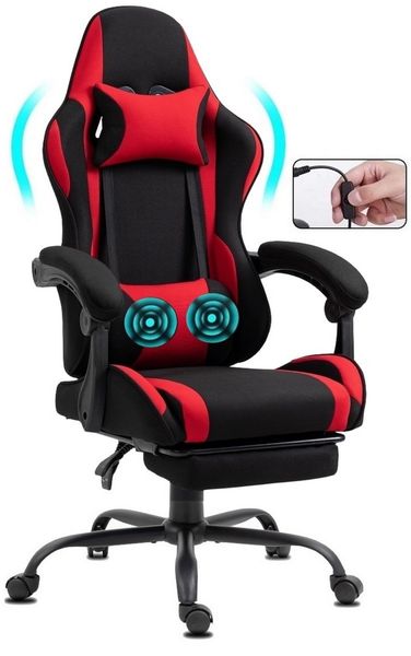 Delman Gaming-Stuhl Bürostuhl,Gaming Stuhl,Massagefunktion,Dicke Polsterung günstig online kaufen