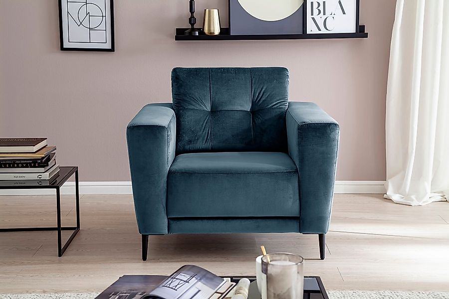 Trends by HG Sessel »Barcelona«, mit Metallfuss, frei im Raum stellbar günstig online kaufen