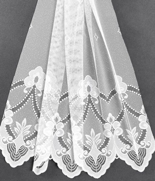 Weckbrodt Gardine "Weimar" Kräuselband 1 Stk. tlg. Jacquard, Bogenstore, fl günstig online kaufen