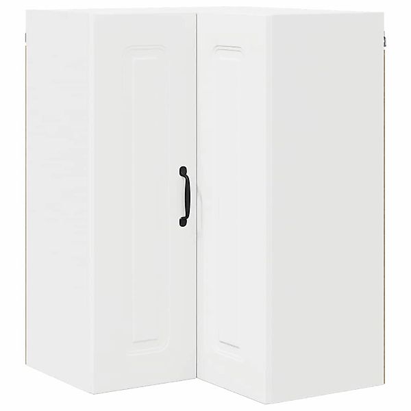 vidaXL Küchenwandschrank mit Regal Weiß 57 x 57 x 80 cm Holzwerkstoff 88472 günstig online kaufen