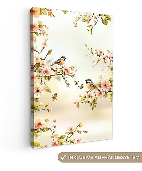 OneMillionCanvasses® Leinwandbild Äste - Blumen - günstig online kaufen