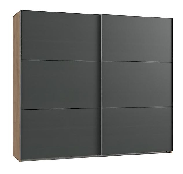 Schwebetürenschrank 200 cm breit LEVEL36 A von WIMEX Grau günstig online kaufen