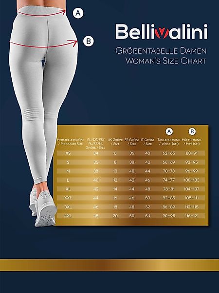 Bellivalini Leggings Damen Kurze Leggings aus günstig online kaufen
