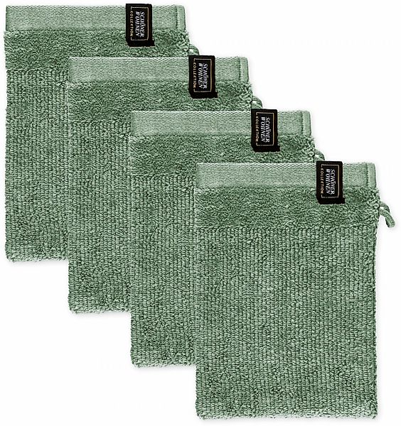 SCHÖNER WOHNEN-Kollektion Waschhandschuh "Sense" mit Velourborte, hautschme günstig online kaufen