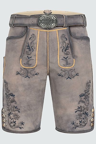 Lederhose Juan mit Gürtel günstig online kaufen
