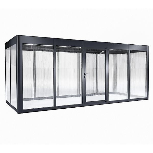 SunElements Gewächshaus SunGarden Anthrazit 12,8 m² günstig online kaufen