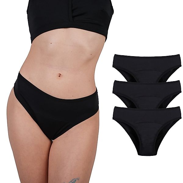 PEDDON Bikinislip Menstruationsunterwäsche, 3er Set, Bambusfutter, günstig online kaufen