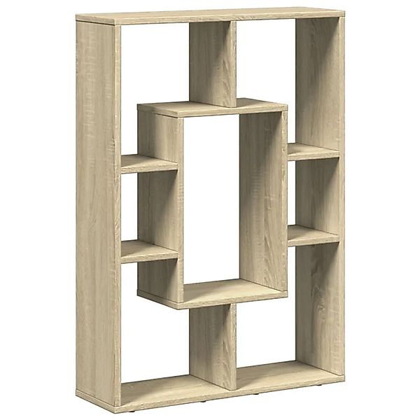 vidaXL Bücherregal Sonoma-Eiche 63x20x90 cm Holzwerkstoff 858140 günstig online kaufen