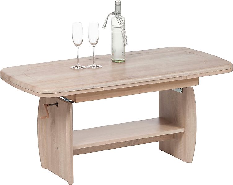 Stolkom Couchtisch "Kirk", höhenverstellbar, Tisch mit Auszug günstig online kaufen