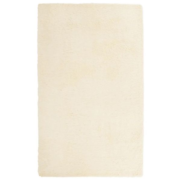 vidaXL Teppich Shaggy Hochflor NAVARRA Creme 80x150 cm Polyester 4102815 günstig online kaufen