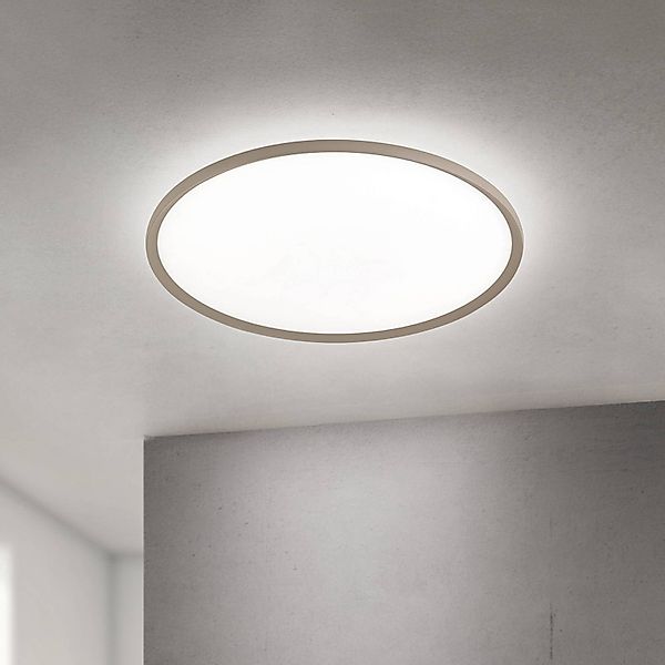 LED-Deckenlampe Kant, Ø 80 cm, khaki, CCT, Metall/Kunststoff günstig online kaufen