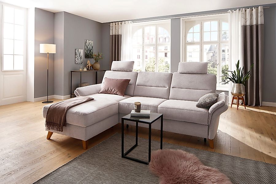 Home affaire Ecksofa Westerland L-Form, Federkern-Polsterung, günstig online kaufen