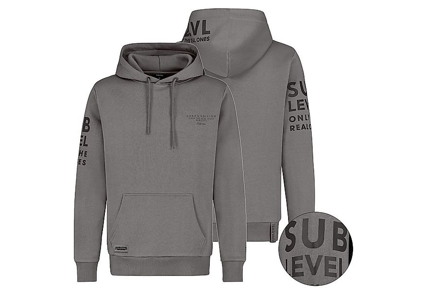 SUBLEVEL Hoodie Herren Sweatshirt Hoodie Sweater Kapuzenpullover Übergangs günstig online kaufen