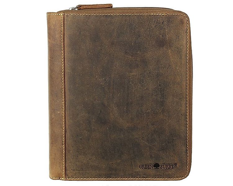 Greenburry Schreibmappe Vintage DIN A5 Leder Business Planer Schreibmappe 1 günstig online kaufen