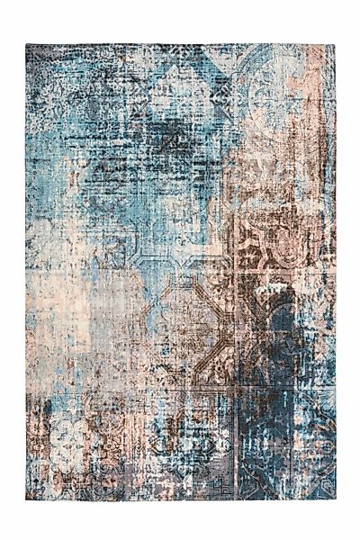 Arte Espina Flachflorteppich Indiana 300 Blau Braun 200cm X 290cm günstig online kaufen