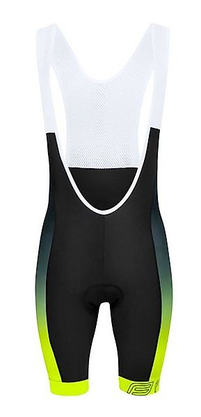 FORCE Fahrradhose Trägershorts FORCE B40 gelb-schwarz-weiss günstig online kaufen