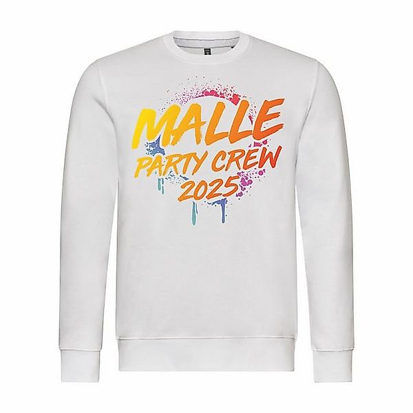 deinshirt Rundhalspullover Herren Pullover Malle Party Crew 2025 Mit Print günstig online kaufen