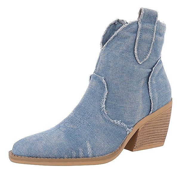 Ital-Design Damen Cowboyboots Western Westernstiefelette (88843798) günstig online kaufen