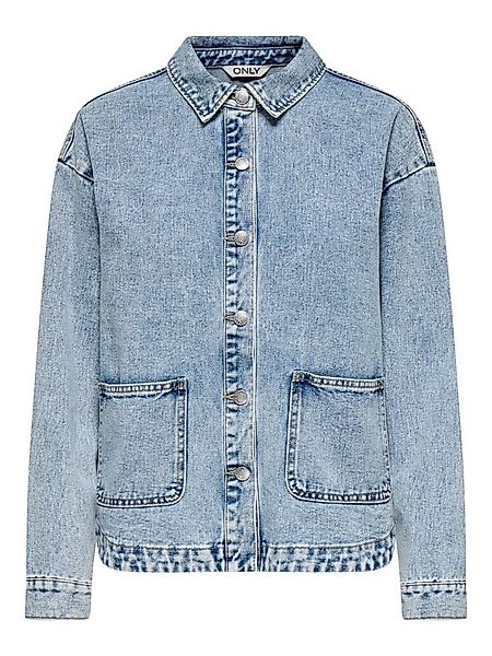 ONLY Jeansjacke ONLLARA LS DNM SHACKET GUA NOOS Baumwollmischung günstig online kaufen