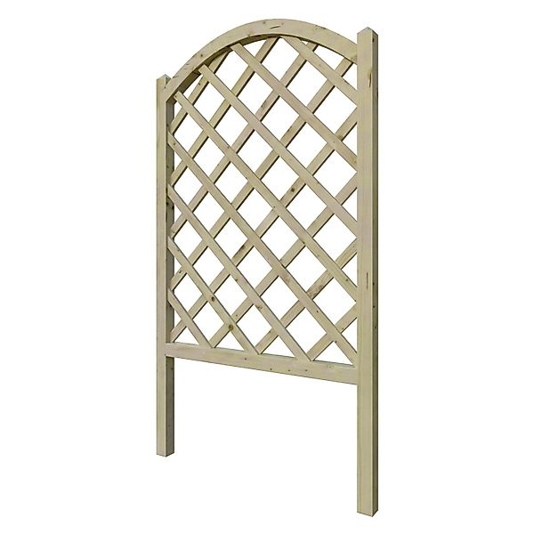 T&J Rankgitter Tini Gebogen 80 cm x 45 cm x 135 cm Grün günstig online kaufen