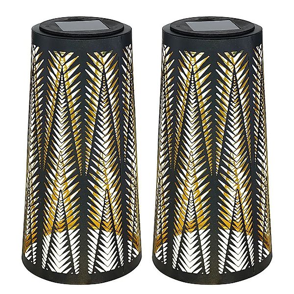 etc-shop Gartenleuchte, LED-Leuchtmittel fest verbaut, Warmweiß, günstig online kaufen